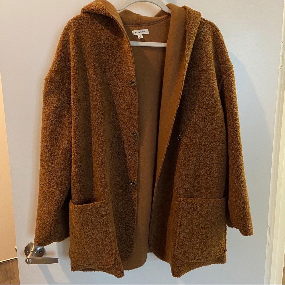 Max Studio teddy coat